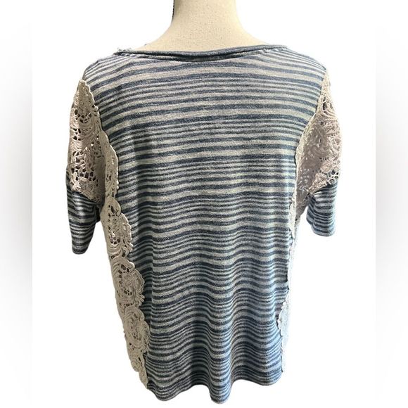 Free People side knit tee shirt size small - Picture 3 of 5